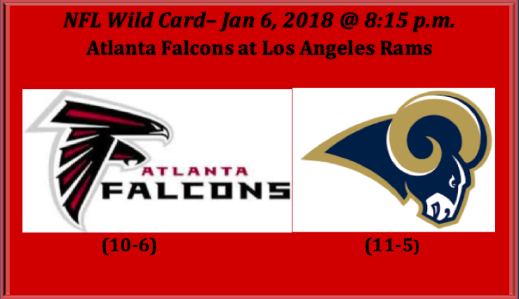 Atlanta plays Los Angeles 2018 NFC wild card pick