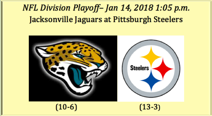 Jacksonville plays Pittsburgh 2018 AFC Divisional Playoff pick