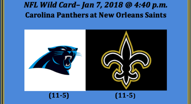 Carolina Plays New Orleans 2018 NFC Wild Card Pick