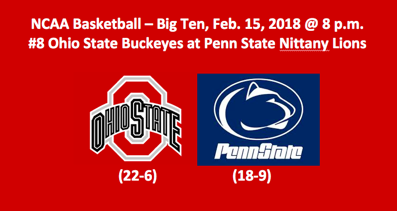 Ohio State plays Penn State 2018 NCAA basketball Big Ten pick
