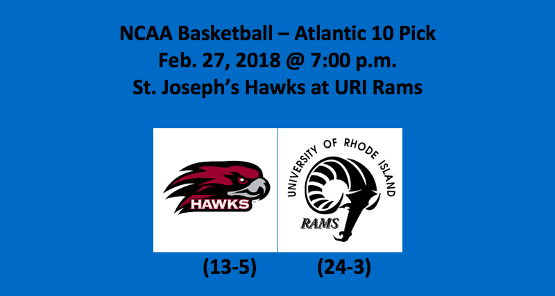 St Joseph’s Plays URI 2018 NCAA Basketball Pick