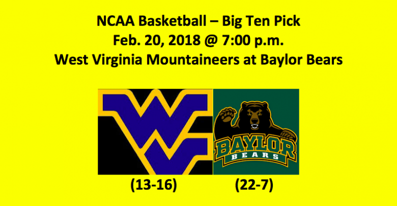 West Virginia visits Baylor 2018 NCAA basketball Big 12 pick