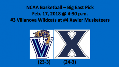 Villanova Plays Xavier 2018 NCAA Basketball Big East Pick: