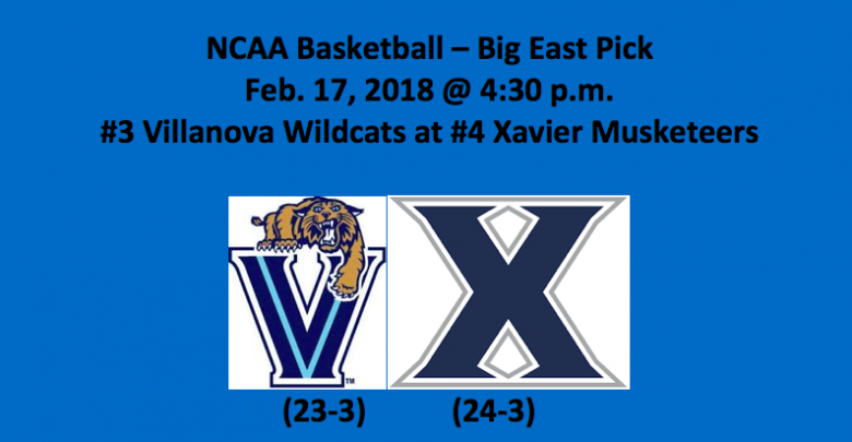 Villanova Plays Xavier 2018 NCAA Basketball Big East Pick: