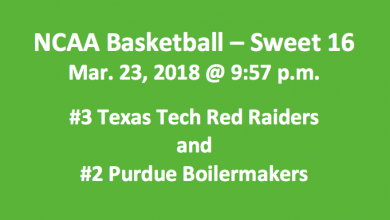 Texas Tech Plays Purdue 2018 Sweet 16 Free Pick