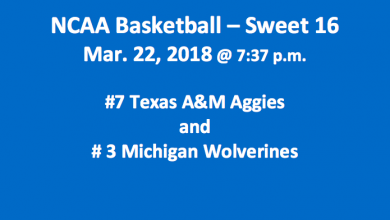 Texas A&M Plays Michigan 2018 March Madness Sweet 16 Pick