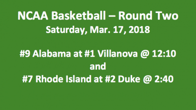 Round Two 2018 NCAA Tournament Saturday Picks