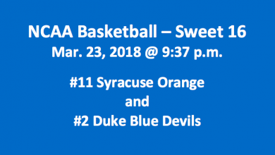 Syracuse Plays Duke 2018 Sweet 16 Free Pick