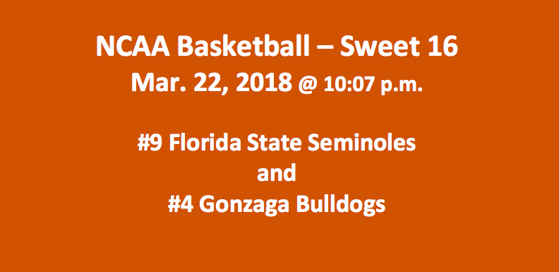 Florida State plays Gonzaga 2018 NCAA Tournament Sweet 16 pick