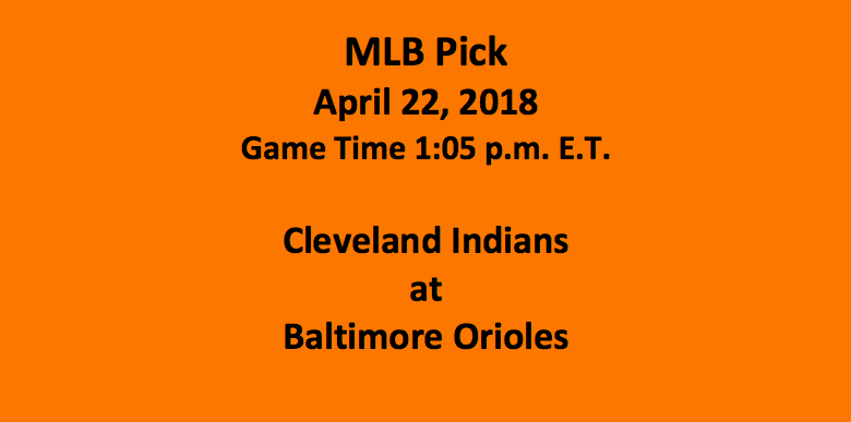 Cleveland Plays Baltimore 2018 MLB Free Pick