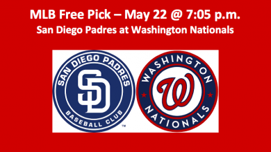 San Diego Plays Washington MLB Free Pick