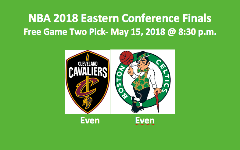 Cleveland Plays Boston Game Two NBA Playoff Pick