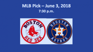 Boston Plays Houston June 3 MLB Pick