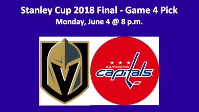 Washington Plays Vegas 2018 Stanley Cup Final Game 4 Pick