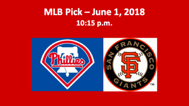 Philadelphia Plays San Francisco June 1, 2018 MLB Pick