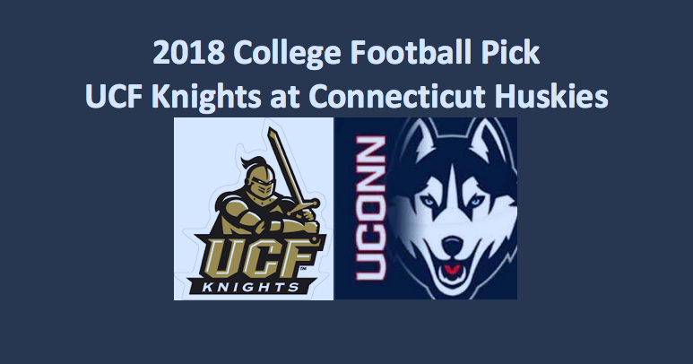 2018 UCF plays Connecticut college football pick