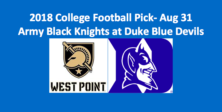 2018 Army plays Duke college football pick