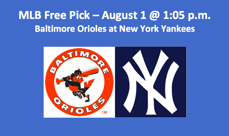 Orioles Play Yankees 2018 MLB Pick