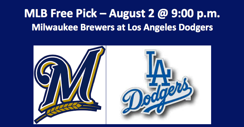 Brewers Play Dodgers 2018 MLB Pick