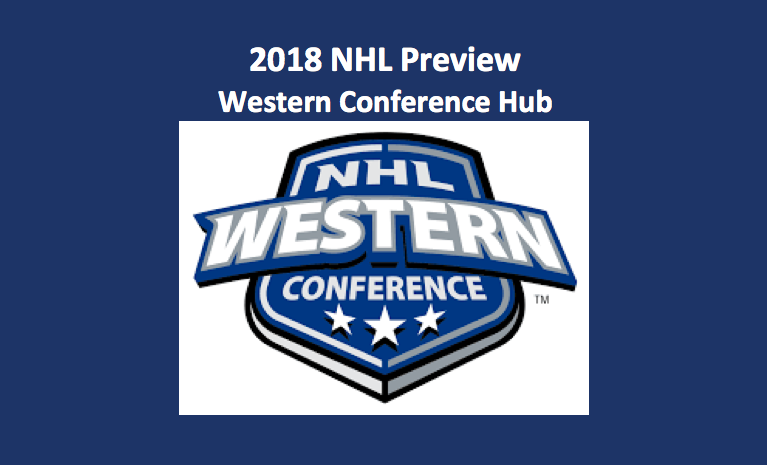 2018 NHL Western Conference Preview Hub