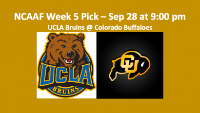 Our 2018 UCLA Plays Colorado NCAAF Pick
