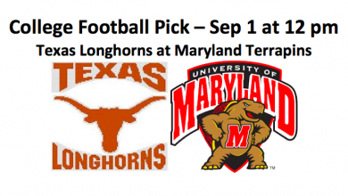 2018 College Football Texas Plays Maryland Pick