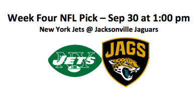 Week Four Jets Play Jags Pick