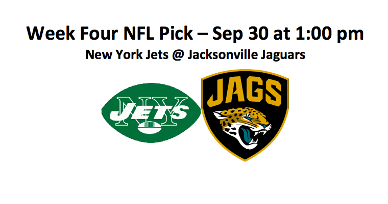 Week Four Jets Play Jags Pick