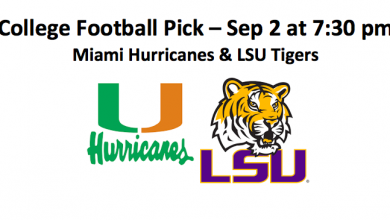 2018 Miami plays LSU football pick