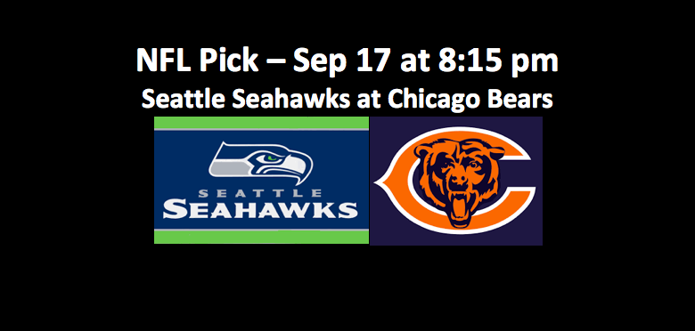 Week Two Seattle plays Chicago Monday Night Football pick