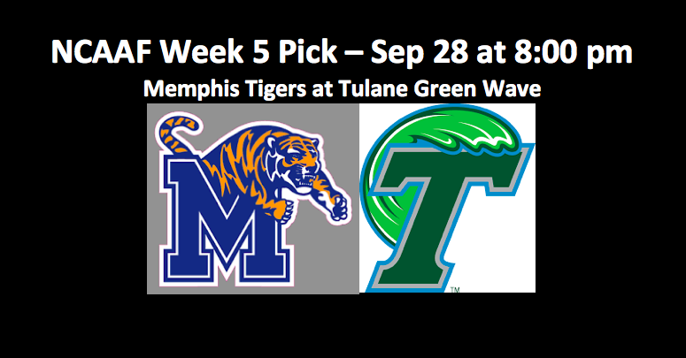 2018 Memphis Plays Tulane NCAAF Pick
