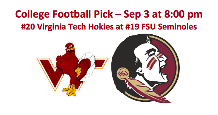 2018 College Football Virginia Tech Plays Florida State Pick