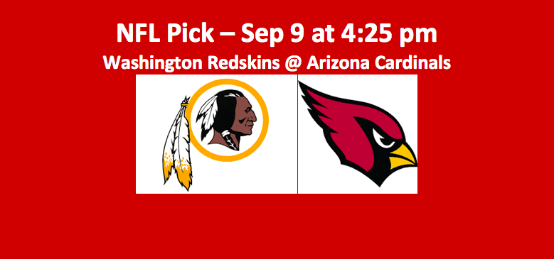 2018 NFL Week One Washington plays Arizona