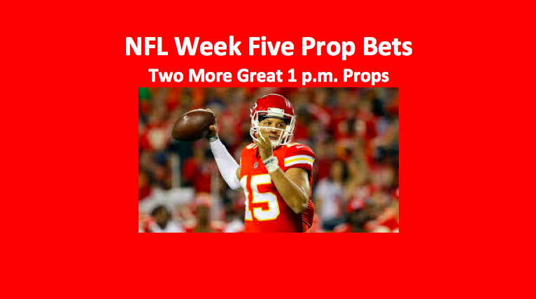 Week Five NFL Prop Bets