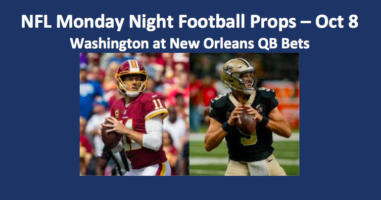 Week 5 Monday Night Football Quarterback Props