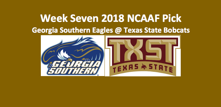 2018 Georgia Southern plays Texas State pick