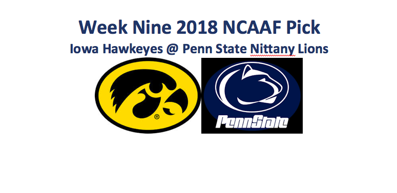 Week 9 NCCAF Iowa Plays Penn State Pick