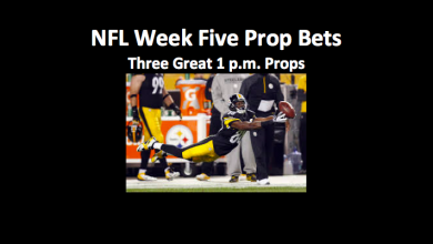 1 p.m. Week Five NFL props