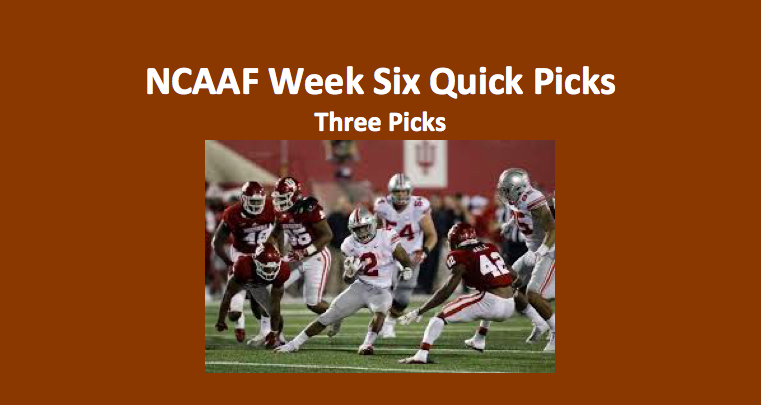 Quick Week Six College Football Picks