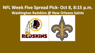 MNF Washington Plays New Orleans Pick