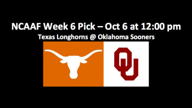 2018 Texas Plays Oklahoma NCAAF Pick