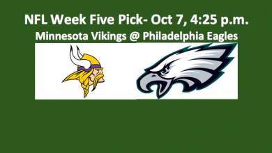 Week Five Vikings play Eagles pick