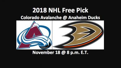 Avalanche plays Anaheim free pick