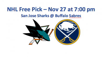 Sabres play Sharks free pick