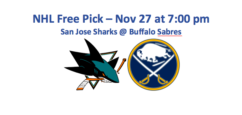 Sabres play Sharks free pick