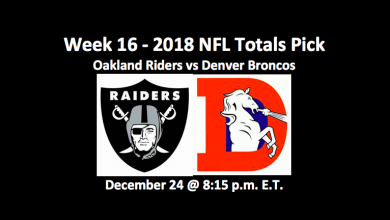 Raiders vs Broncos totals pick