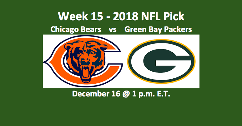 Week 15 Chicago vs. Green Bay pick has the Bears at -5.0 and the over/under at 47.0.