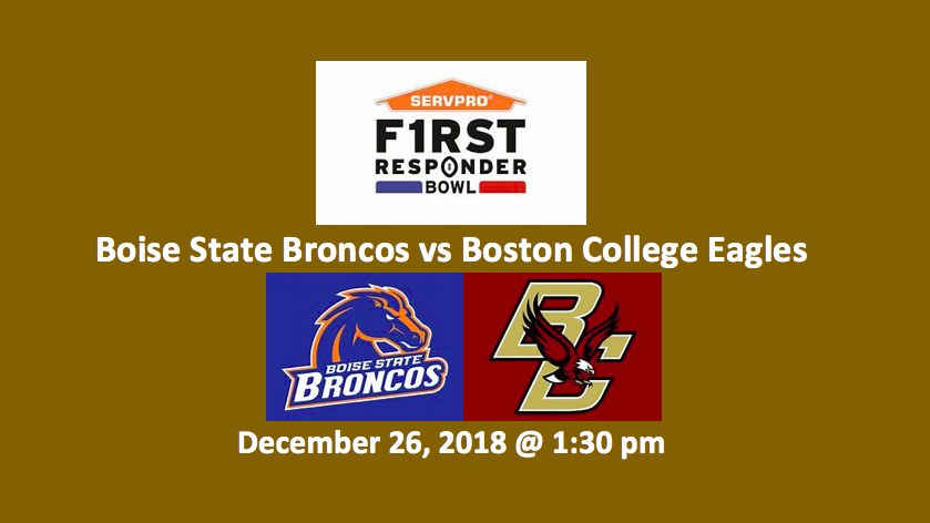 2018 First Responder Bowl Pick - Teams