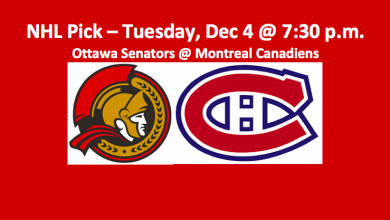 Senators Play Canadiens Free Pick