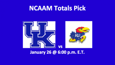 Kentucky vs Kansas totals